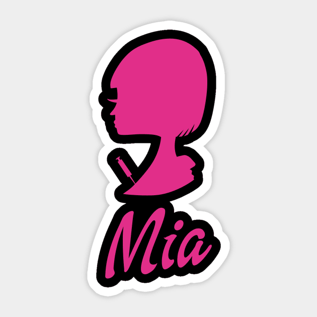 Mia Sticker by Eman